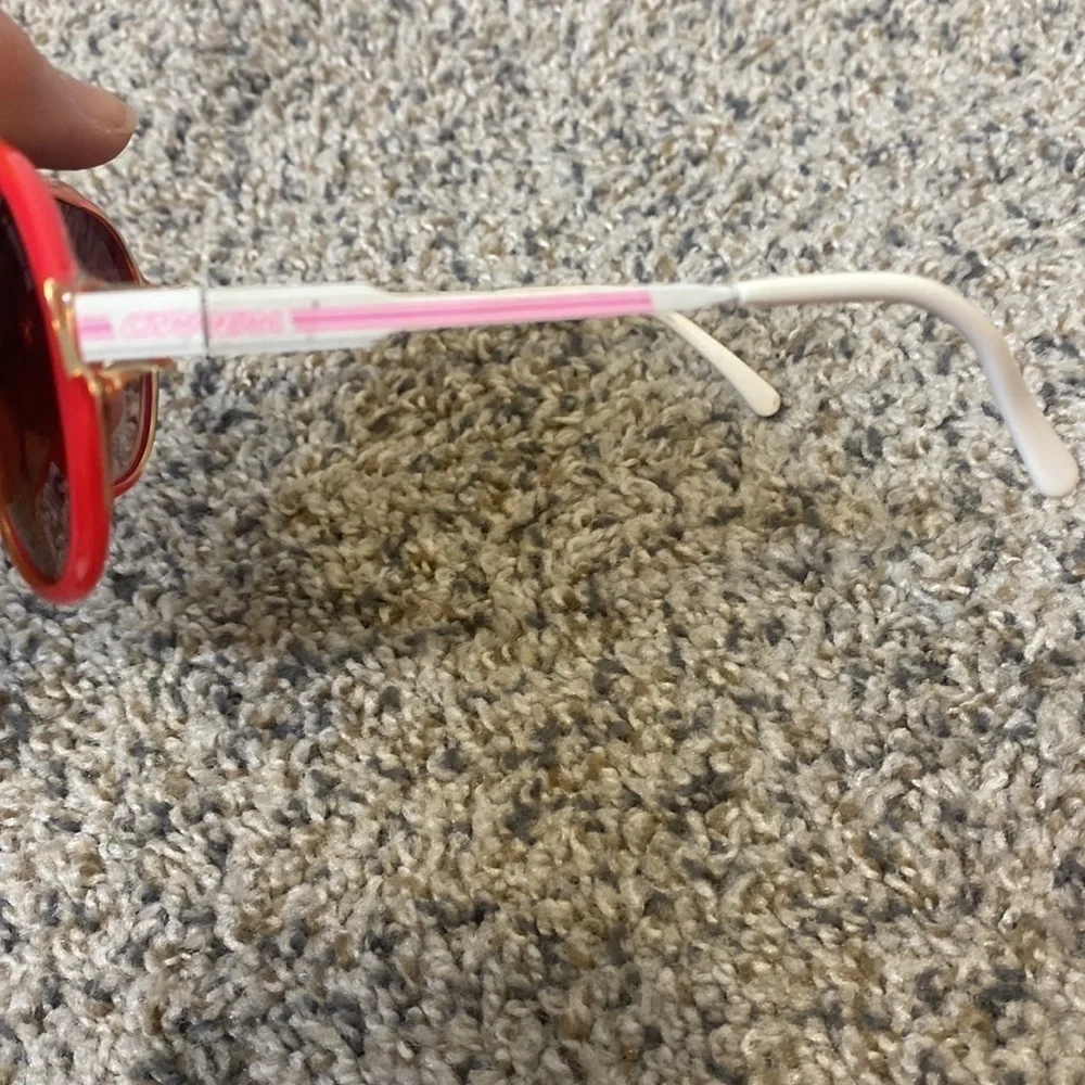 Vintage Carrera "Endurance" Sunglasses - Pink / Crystal / White - Made in Italy - Picture 7 of 10